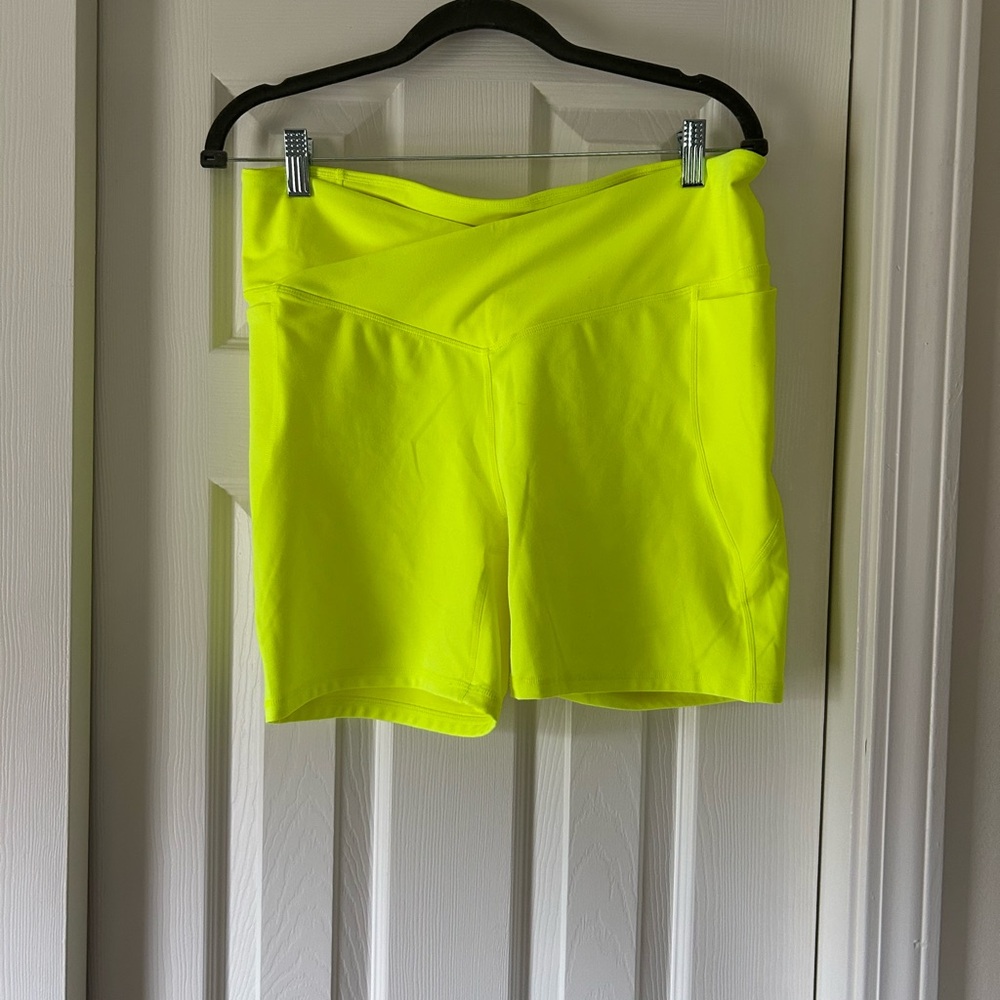 Fabletics Neon Yellow Shorts